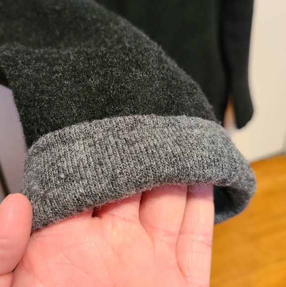 Tahari 100% wool reversible grey cardigan jacket - Picture 4 of 5